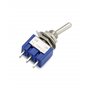 QWORK 20Pcs SPST Mini Interrupteur à Bascule AC 125V 6A ON-ON 3 Broches 2 Position pour Arduino Bateau Véhicule (MTS102)