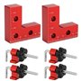 QWORK® Lot de 2 angles de positionnement à 90 degrés