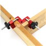 QWORK® Lot de 2 angles de positionnement à 90 degrés, pince d'angle en aluminium de 60 mm, pince de cadre pour connexions d'angl
