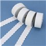 QWORK® 9000 Étiquettes autocollantes Blanches 26 x 12 mm pour Étiquettes de Prix, Adhésif Permanent (6 Rouleaux)