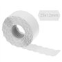 QWORK® 9000 Étiquettes autocollantes Blanches 26 x 12 mm pour Étiquettes de Prix, Adhésif Permanent (6 Rouleaux)