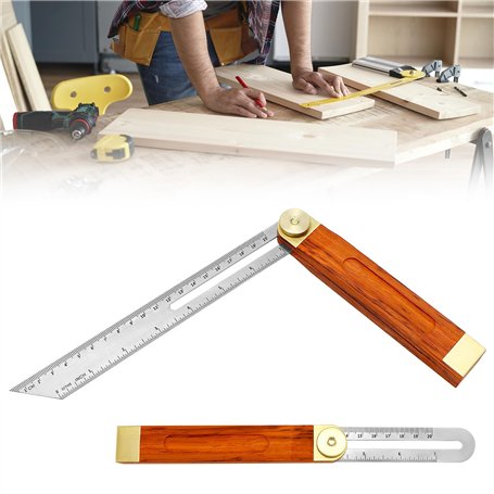 QWORK® Rapporteur d'angle réglable