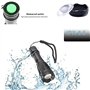 Constefire lampe Torche de poche LED haute puissance avec 2 piles rechargeables 18650, lampe de poche tactique avec chargeur USB