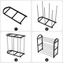 Allinside Organisateur de Chaussures à 3 Niveaux, Montage Rapide sans Outils pour Le Rangement des Chaussures dans L'entrée, Le 