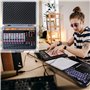 co2CREA Dur Étui de Voyage Rigide Housse Cas Coque pour AKAI Professional APC40 MKII Contrôleur MIDI(boîte Seule,Case Only)