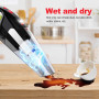 AOKBON Aspirateur à Main sans Fil Rechargeable Aspirateur Puissant Portable 120W 8500Pa avec Filtre HEPA Lampe LED pour Maison B