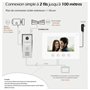 KYF - Portier Vidéo filaire connecté Wifi avec Ecran tactile 7'' - 2 fils - Contrôle vocal Alexa/google Home