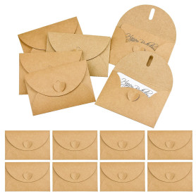 iYinJuan 100pcs Enveloppes en Papier Kraft