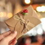 Mini Enveloppes avec Fermeture en Forme de Cœur