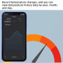 MHCOZY WIFI Temperature Controller Sensor, Tuya app Remote Control 16A Smart Switch with Energy Monitor, Works with Alexa Google