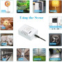 MHCOZY WIFI Temperature Controller Sensor, Tuya app Remote Control 16A Smart Switch with Energy Monitor, Works with Alexa Google