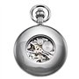 TREEWETO Montre de Poche Unisexe avec chaîne analogique - Remontage Manuel - Antique - Mécanisme Apparent - Chiffres Romains - A