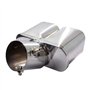 63MM Embouts D'éChappement Desilencieux Tuyau D'éChappement De Voiture En Acier Inoxydable Double Sortie Carré Embout De Bouche 