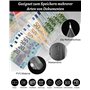 Lot de 89 classeurs à anneaux A6 - En cuir - 6 trous - Pour ordinateur portable - Avec carte budgétaire, calendrier, carte, sac 
