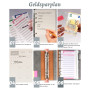 Lot de 89 classeurs à anneaux A6 - En cuir - 6 trous - Pour ordinateur portable - Avec carte budgétaire, calendrier, carte, sac 