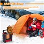 HUAREW Support de ventilateur de poêle à bois, Accessoires montés sur ventilateur de poêle alimenté par la chaleur, support de c