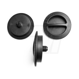 Lot de 2 bouchons de réservoir LPG pour bouchon de réservoir de gaz de voiture Tomasetto Dish | M10 Noir