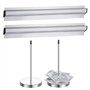 Clou de support de reçu, porte-reçu | Glissière étanche de 4 pièces pour porte-billets en aluminium | Clou de reçu en acier inox