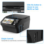 Scanner de film et de photo avec écran LCD de 5", scanner diapositive et négatif convertit les négatifs et diapositives 135/110,