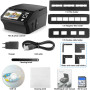 Scanner de film et de photo avec écran LCD de 5", scanner diapositive et négatif convertit les négatifs et diapositives 135/110,