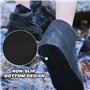 AOOTUERL Couvre Chaussure Impermeable, Réutilisables Surchaussures Impermeables Latex, chaussures de protection contre la pluie 