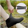 AOOTUERL Couvre Chaussure Impermeable, Réutilisables Surchaussures Impermeables Latex, chaussures de protection contre la pluie 