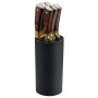 Blocs Couteaux sans Couteaux, Porte Couteaux Noir Vides de Cuisine, pour 8 Couteaux de Toutes Sortes, Universel Porte-Couteaux, 