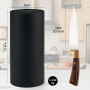 Blocs Couteaux sans Couteaux, Porte Couteaux Noir Vides de Cuisine, pour 8 Couteaux de Toutes Sortes, Universel Porte-Couteaux, 
