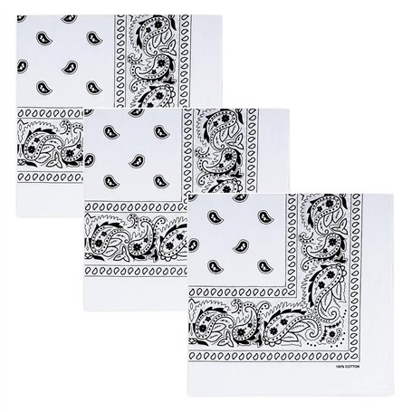 Eyeleaf Lot de 3 bandana coton 100 % banane pour femme (3