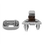Roysmart Lot de 2 crochets pour pare-soleil de voiture - Compatible avec Audi A1 A3 A4L A5 A6L A7 Q3 Q5 (8E0 857 562) A7 B6 B7 B