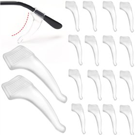 20 Paires de Coussinets Antidérapants en Silicone pour Lunettes