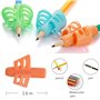 HCYUN 5 Pièces Grips Pour Crayon, Enfants Guide Doigt Enfant Stylo Aide Ecriture Grip, Ergonomique Grips Pour Crayon Pour Enfant