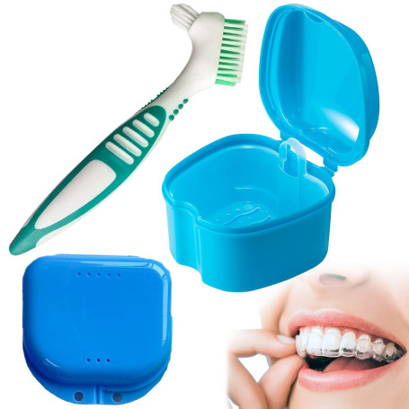 3 pièces Kit De Nettoyage Pour ProthèSes Dentaires