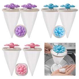 LTFIOON 6pcs Filtrants Réutilisables pour Machine à Laver