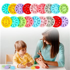 18 Pièces Math Fidget Spinners Kit