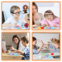 18 Pièces Math Fidget Spinners Kit, Hand Spinner Sensoriel, Addition et soustraction, Multiplication et Division, Jouets éducati
