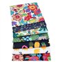 Carrées de Tissu Patchwork en Coton 7 pièces Tissus en Coton Bundle 50 * 50cm Motif Floral et Pois Assortis Tissus de Coton au M