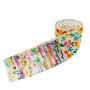 Carrées de Tissu Patchwork en Coton 40 pièces Tissus en Coton Bundle 6.5 * 50cm Motif Floral et Pois Assortis Tissus au Mètre po