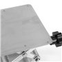 Cric de laboratoire en acier inoxydable - Support de laboratoire - Cric ciseau pour lab-Lift - Contrôle manuel - 4 x 100 mm