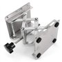 Cric de laboratoire en acier inoxydable - Support de laboratoire - Cric ciseau pour lab-Lift - Contrôle manuel - 4 x 100 mm