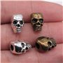 HAOBIN 20 pièces Perles de Crâne Crâne Couteau Longe Perle Perle en Charme de Tête de Mort Perle Crâne que Crâne Couteau Longe P