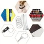 JOYOLA 50 Pièces Porte-clés en Fil Acier Inoxydable de 15cm, Câbles Porte-Clés en Fil Métallique, Boucles de Porte Clé en Câbles