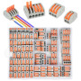 160 PCS Connecteurs électriques avec tige de commande