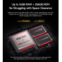 Ulefone Armor Mini 20 4G Smartphone Incassable, Taille de Paume, 16Go+256Go, Batterie 6200mAh Recharge sans Fil, Caméra Vision N