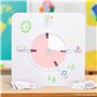 tableau effaçable à sec avec caddy