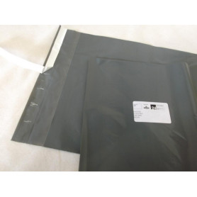 Realpack - Lot de 100 Pochettes d'expédition en Plastique - Gris - 305 x 405 mm