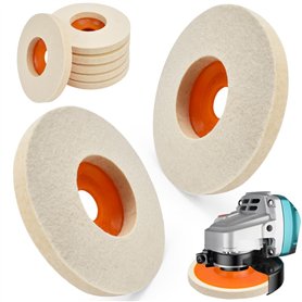 NAROSEBE 6 PCS Disque de Polissage en Laine 125mm