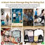 NAROSEBE Lot de 14 Sac à Chaussures de Voyage, Housses Chaussures Anti-Poussière avec Fenêtre Transparante Sacs de Rangement pou