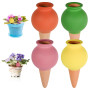 NAROSEBE 4 Pcs Arrosage Goutte à Goutte en Terre Cuite