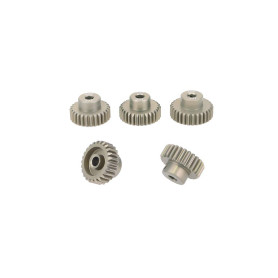 Fasizi Lot de 5 pignons 48DP 26T 27T 28T 29T 30T pour moteur sans balais de voiture 1/10 RC